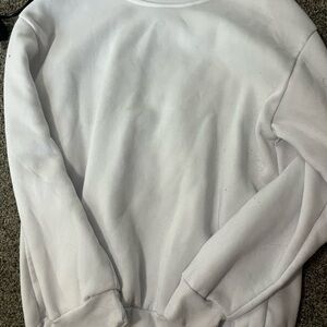 White Crewneck Sweatshirt